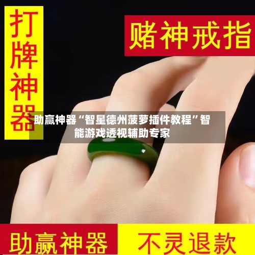 助赢神器“智星德州菠萝插件教程”智能游戏透视辅助专家