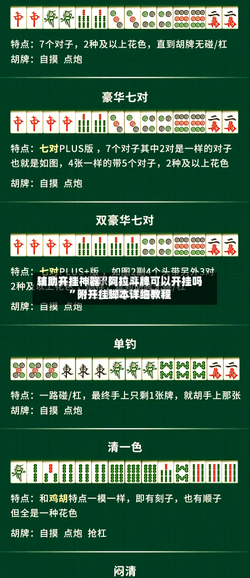 辅助开挂神器“阿拉斗牌可以开挂吗”附开挂脚本详细教程